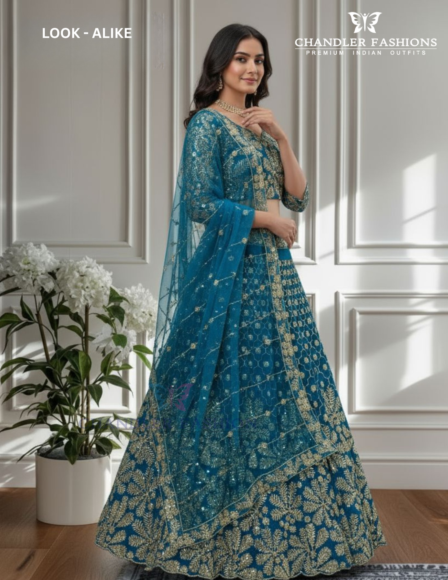 Sky Blue Color Sequins With Zari Embroidery Work Lehenga Choli Near Me