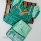 Attractive Green Color Art Silk Langa Set With Stone Work Near Me