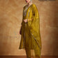 Alluring Mustard Yellow Color Cotton Blend With Embroidery Work Salwar Suits For Women Near Me