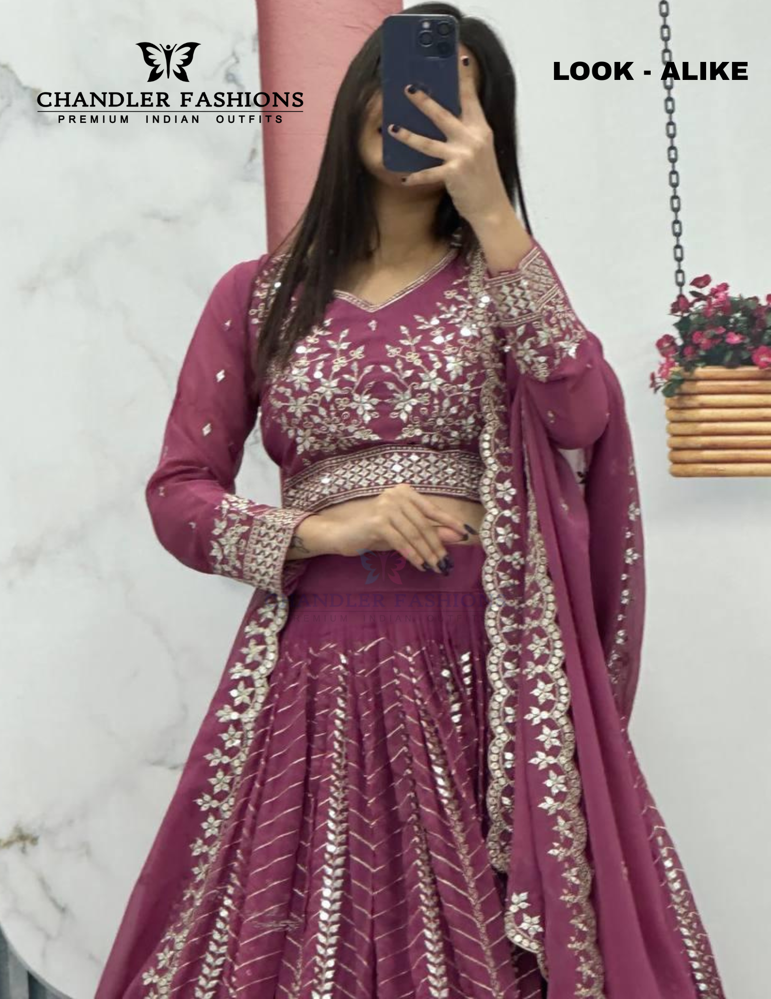 Light Purple Color Embroidery And Sequins Work Lehenga Choli In Mesa