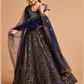Soft Net With Thread Embroidery And Sequins Work Lehenga Choli In Surprise