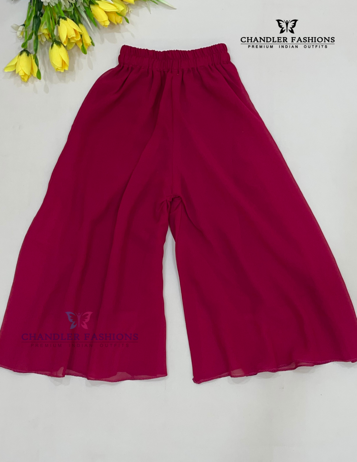 Pink Color Embriodery Work In Sharara Suit In Surprise
