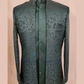 Wonderful Green Color Silk With Hand Embroidery Work Sherwani Suit For Men - PREMIUM QUALITY