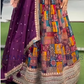  Georgette Embroidery Work Lehenga in USA