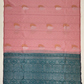 Pink Color Art Silk With Green Color Rich Pallu Saree In Yuma