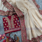 Banarasi Crush With Embroidery Work Saree in USA