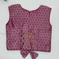 Appealing Pink Colored Art Silk Choli Sets With Zari Work In Chandler