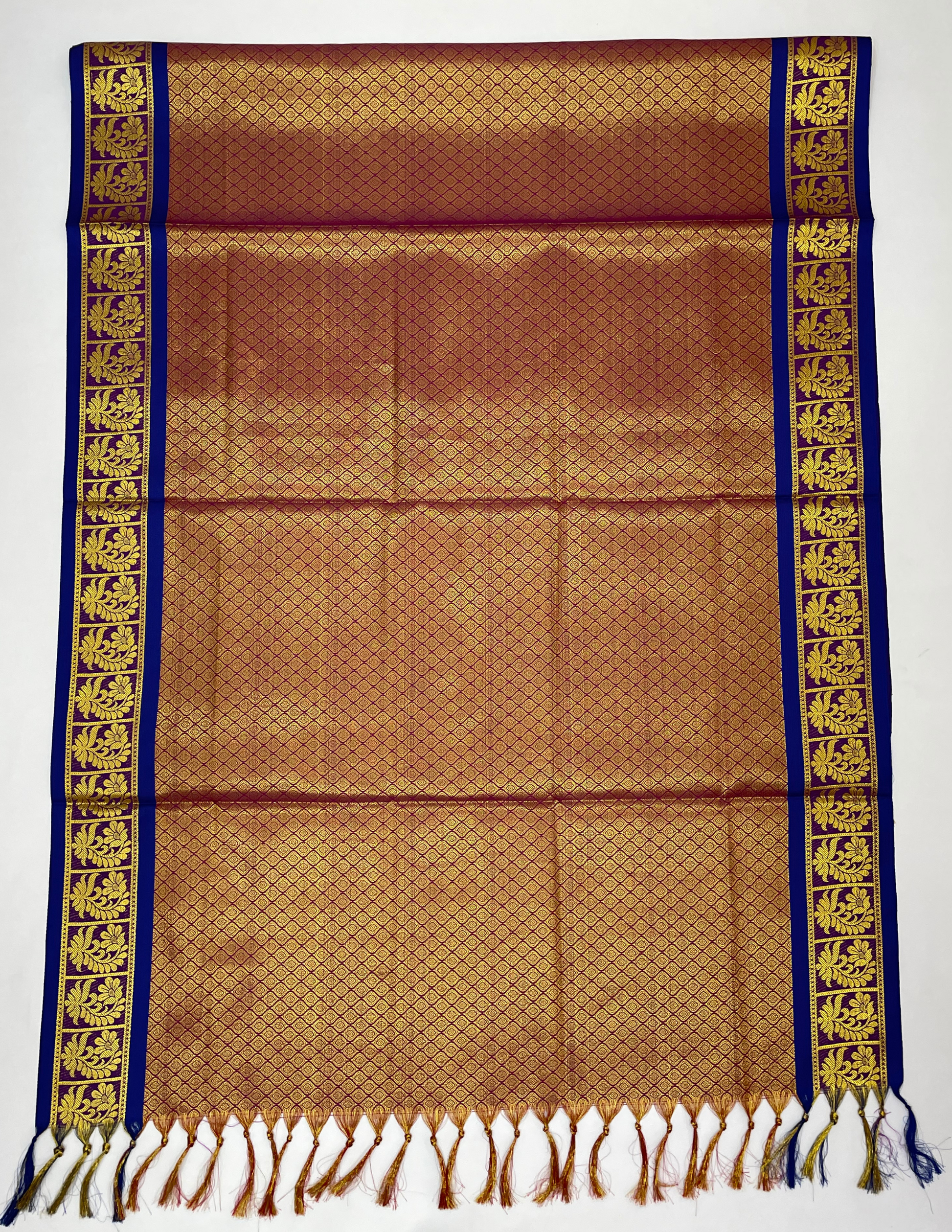 Charming Purple Color Art Silk Shawl In USA