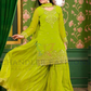 Sequins Work With Palazoo Suits With Dupatta in USA