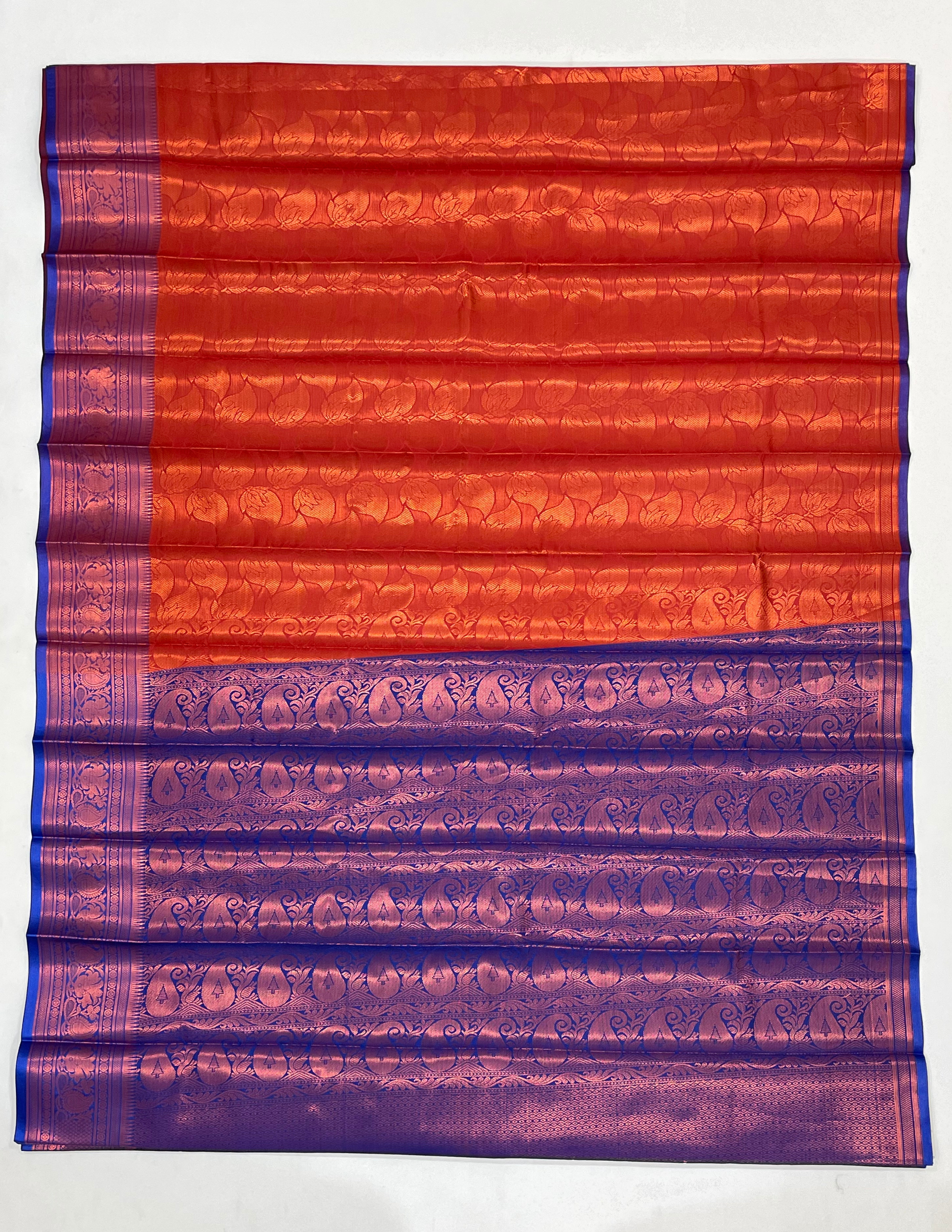 Gorgeous Red Color Soft Silk Saree With Designer Saree In USA