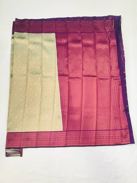 Silk Saree With Flower Motifs in Chandler