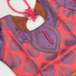 Pink Colored Silk Langa Sets With Stone Work In Chandler