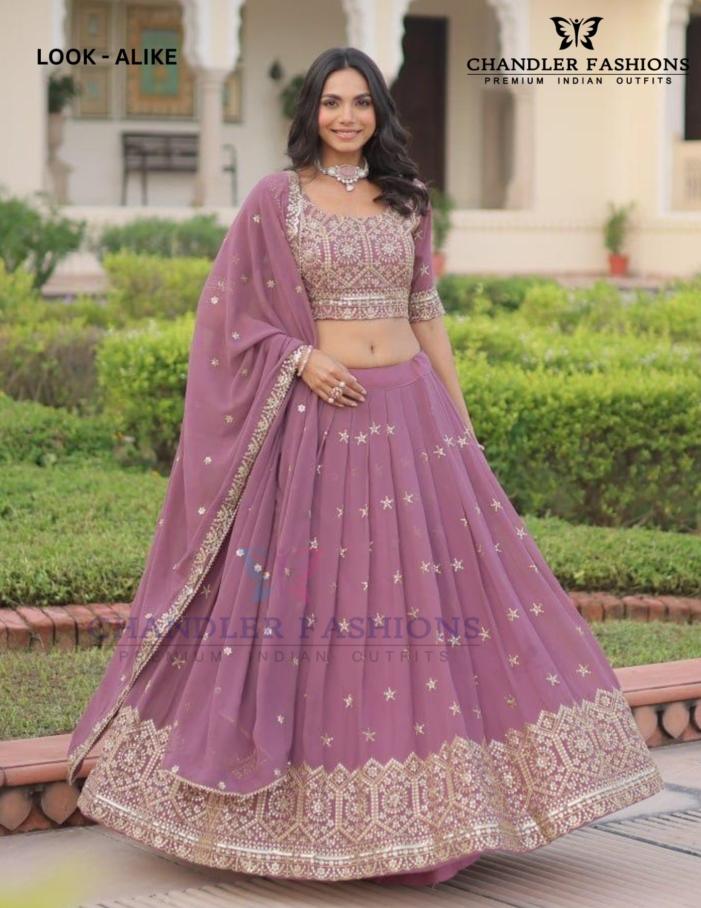Alluring Zari Multi Embroidery Work Lehenga In Suncity