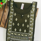 Beautiful Mehendi Green Color Rayon Kurti For Girls
