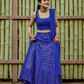 Elegant Blue Color Heavy Georgette Embroidery And Sequins Work Lehenga Choli