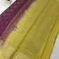Magenta Colored Georgette Saree With Zari Work In USA