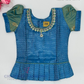 Pleasing Blue Color Soft Silk In Mesa