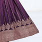 Purple Color Embroidery And Sequins Work Silk Choli Sets In USA