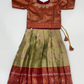 Wonderful Maroon Color Silk Langa Set With Stone And Zari Work In USA