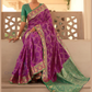 Purple Color  Handloom Silk Traditional Saree Near Me