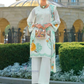 Attractive White Color Pure Cotton Salwar Suits With Digital Print Work For Women
