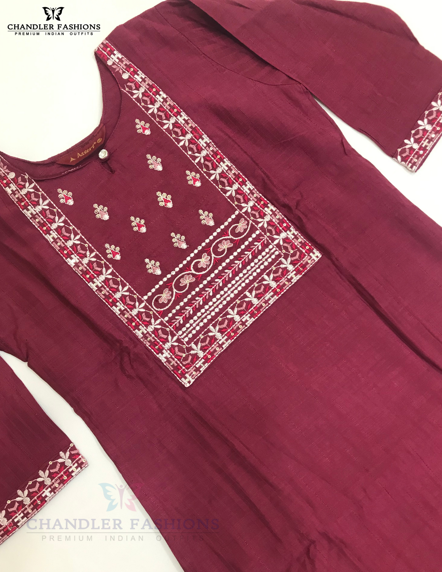 Delightful Maroon Color Cotton Kurti In USA