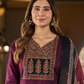Wine Color Cotton With Printed Work Salwar Suits With Dupatta Near Me