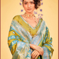 Olive Green Colored Banarasi Soft Silk Saree Near Me