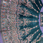 Dazzling Dusty Dark Green Colored Designer Lehenga With Embroidery Work For Wedding