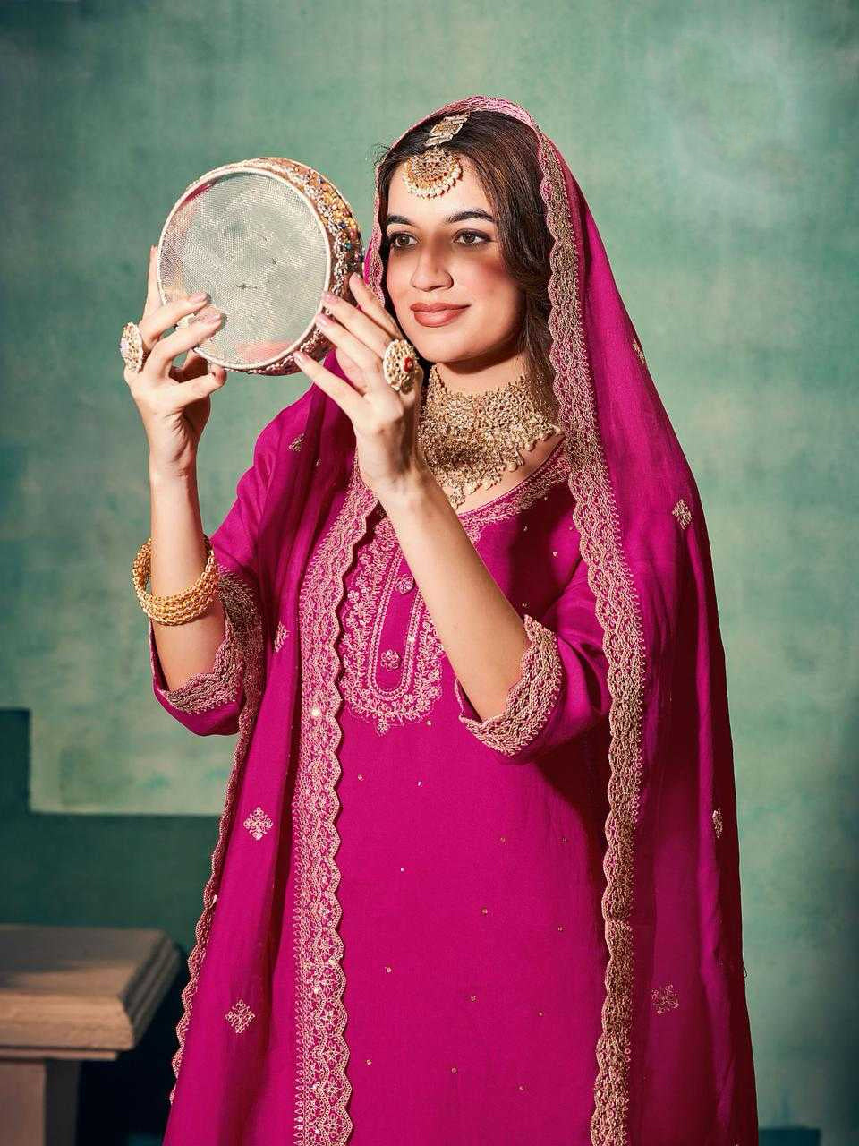 Pink Colored Salwar Suits With Dupatta For Women Near Me