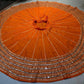 Orange Color Rayon With Sequins Work Skirts For Women Near Me