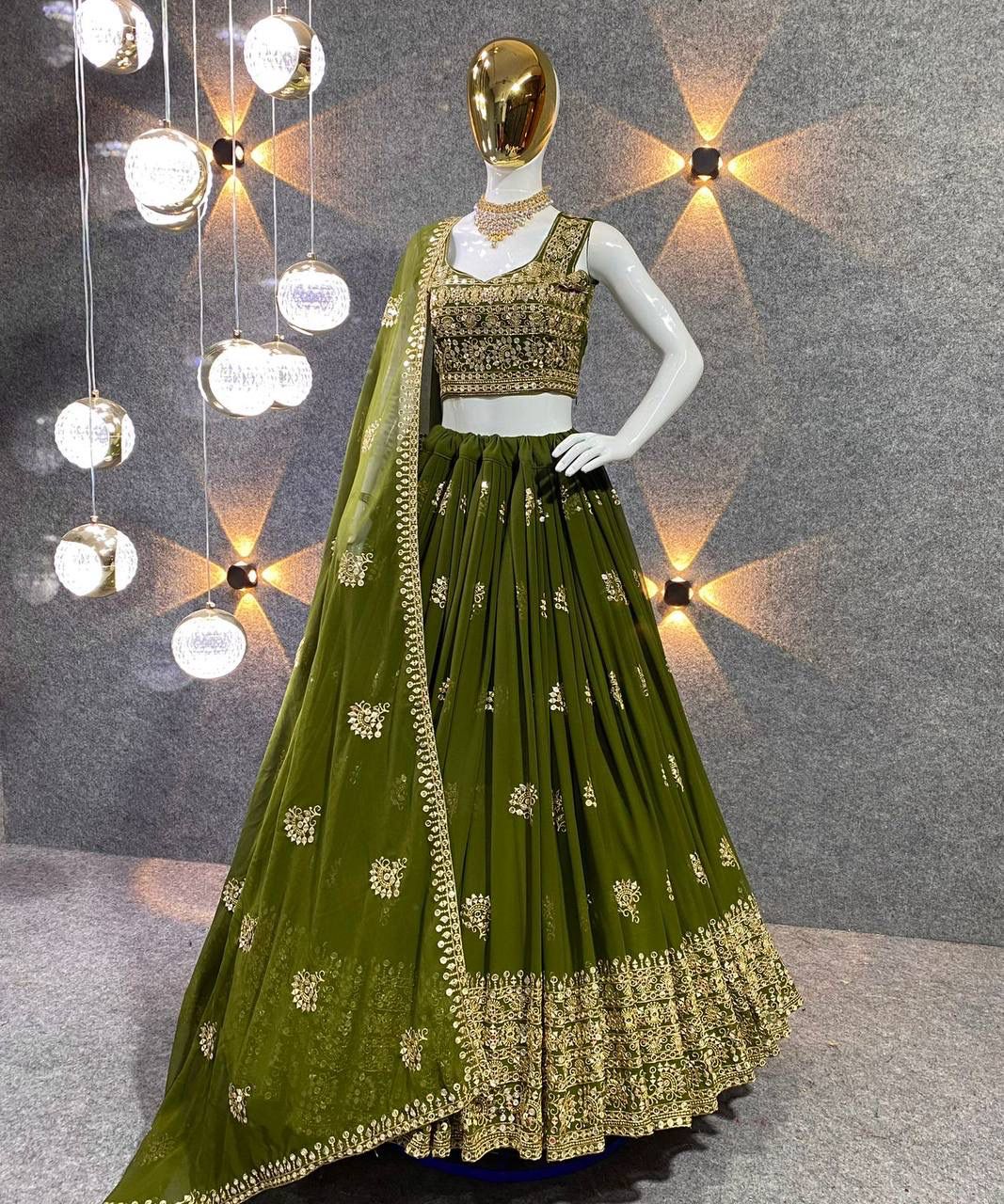 Silk Lehenga Choli has a Regular - Fit And Is Made From High-Grade Fabrics And Yarn in Chandler