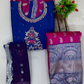 Pink Color Georgette With Embroidery And Mirror Work Girls In Mesa