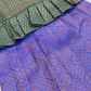 Green And Blue Color Stone Work With Silk Langa set Indian Ethnic Wear 