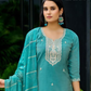  Blue Color Salwar Suits Embroidery Work With Dupatta Set Near Me