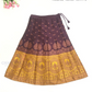 Yellow And Maroon Color Art Silk With Embroidery And Mirror Work Choli Set In Yuma