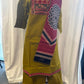 Pretty Lime Green Color Cotton With Printed Work Salwar Suits With Dupatta
