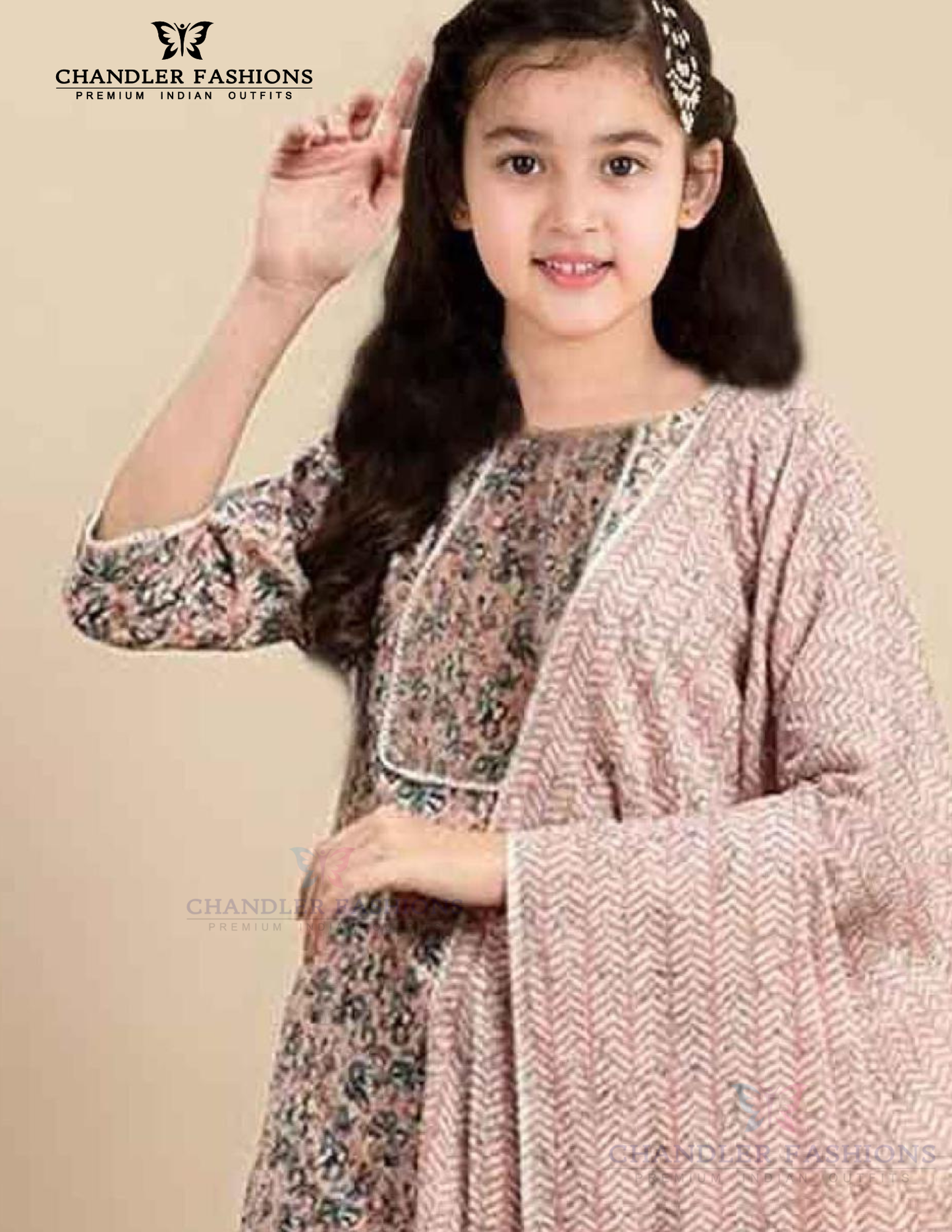 Cotton With Chanderi Silk Work Kurti Suits Near Me