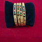Amazing Multicolored Design Gold Plated Bangles For Women At USA