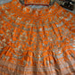Orange Color Sequins And Zari Embroidery Work Lehenga In Yuma