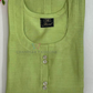 Green Color Cotton With Self Design Kurti For Girls In USA