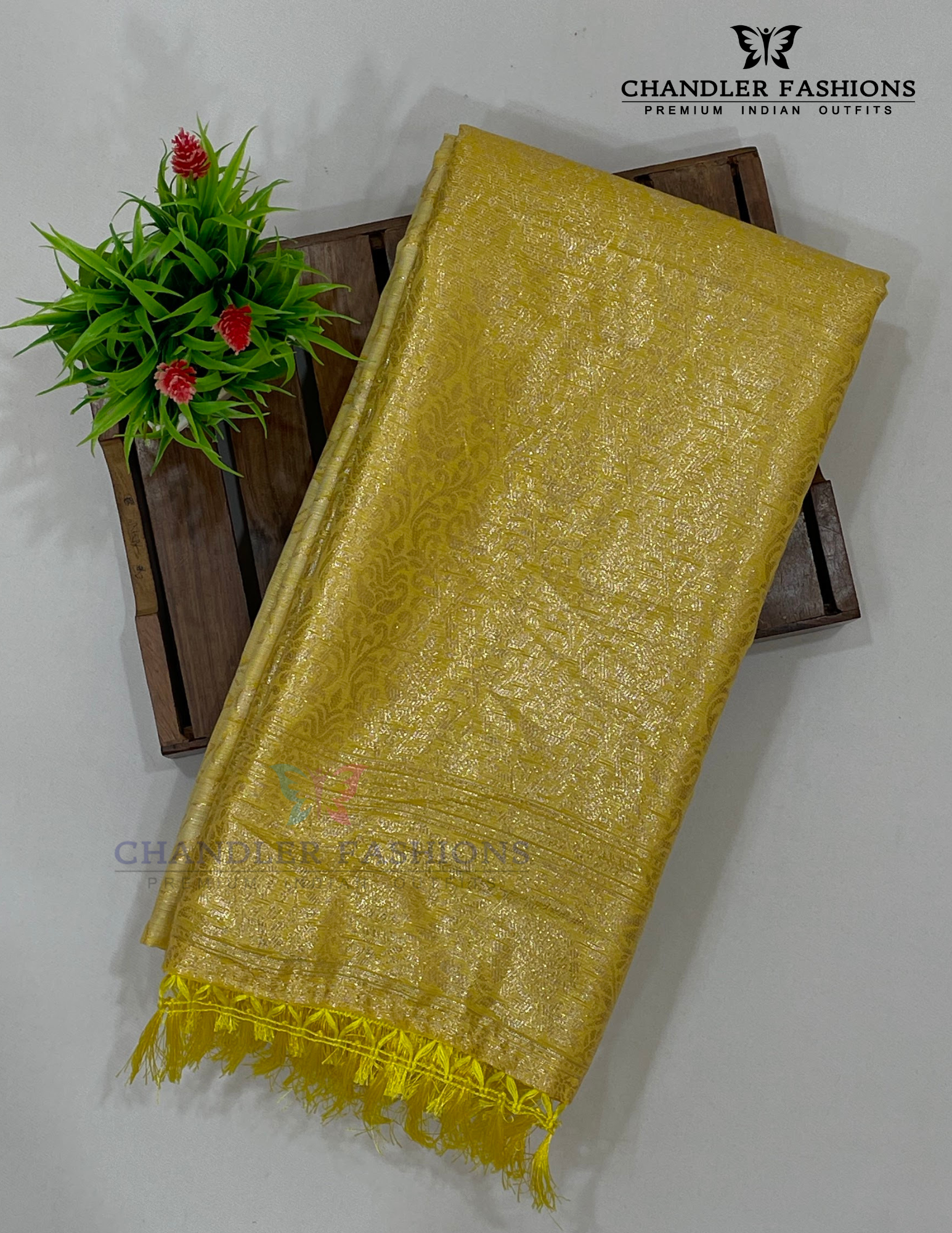 Yellow Color Silk Cotton Saree Near Me