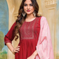 Attractive Red Color Nylon Viscose Kurti Near Me