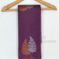Wine Color Art Silk Saree With Gold And Silver Zari Work For Women