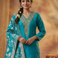 Blue Color Silk With Stone Work Salwar Suits Near Me