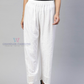 Dazzling White Color Rayon With Chikankari Work Palazzo Pant For Women