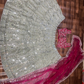 Alluring Pink And Grey Color Georgette Lehenga In Chandler