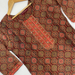 Delightful Brown Color Kurti With Zari  Work In Mesa