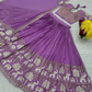 Purple Color Georgette Embroidery Work Lehenga Choli With Dupatta In USA