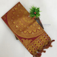 Delightful Red Color Art Silk With Gloden Zari Work Shawl (Ponnadai) For Guest Near Me